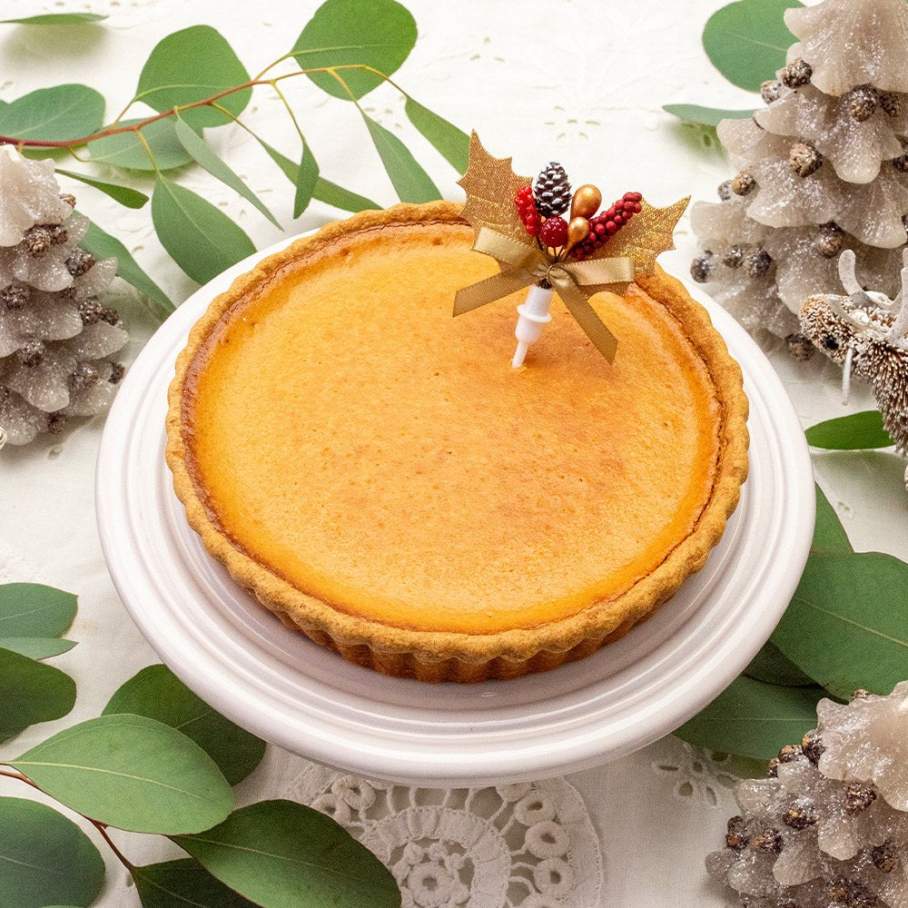 【クリスマス】“ル ガール”キャラメルクリームチーズのタルト(15cm:冷凍タイプ)