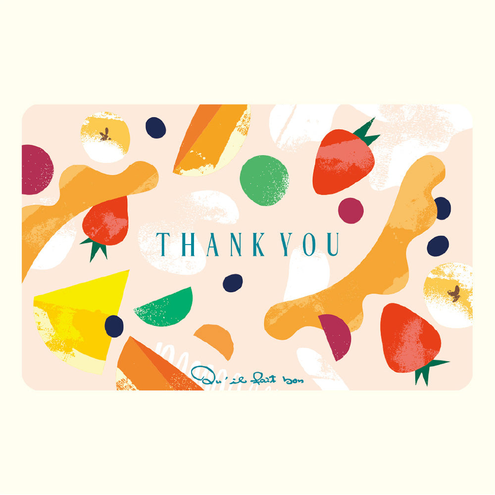 チャージギフトカード（Thank you）