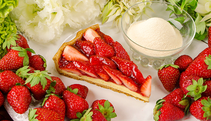 【店舗限定】朝顔型 奈良県産 “古都華”のタルト