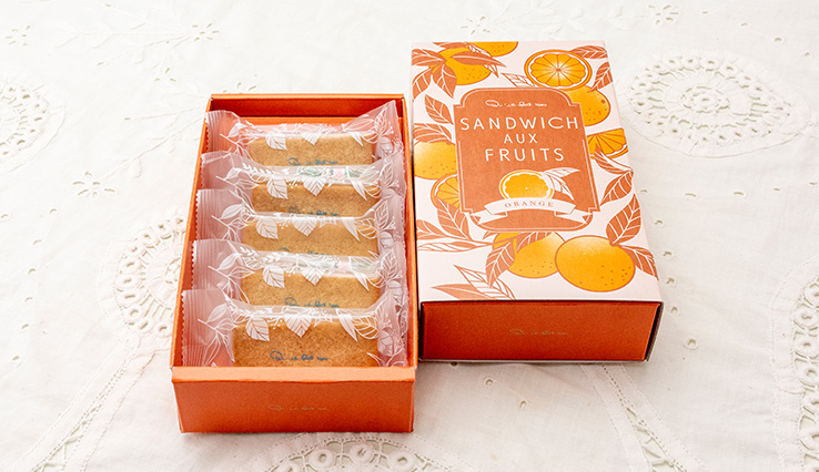 Sandwich aux fruits ORANGE　サンドウィッチ オ フリュイ オレンジ