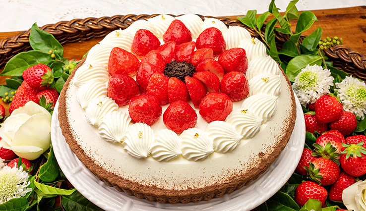 【店舗限定】イチゴのショートケーキタルト 〜チョコレート風味〜