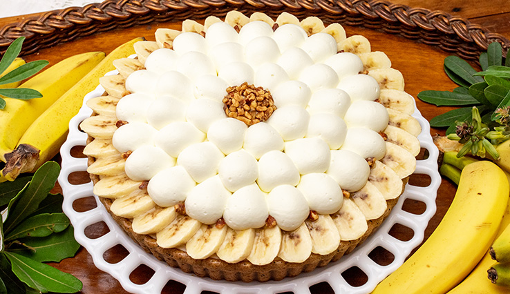 【店舗限定】バナナのショートケーキタルト 〜コーヒー風味〜