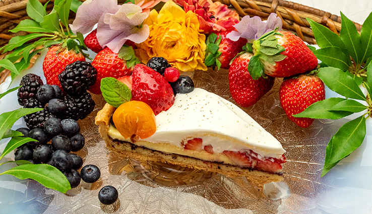 【店舗限定】フルーツグラノーラとヨーグルトクリームドームのタルト