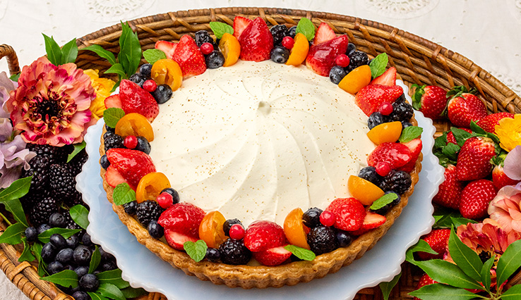 【店舗限定】フルーツグラノーラとヨーグルトクリームドームのタルト