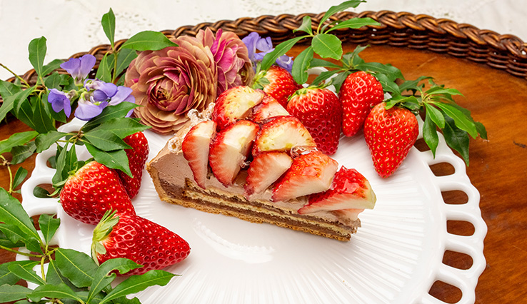 特選 福岡県産 “あまおう”とチョコレートクリームのタルト