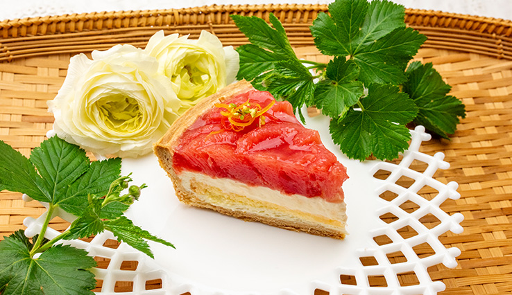 【新作・店舗限定】浜松市産 スタールビー(グレープフルーツ)のタルト