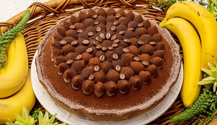 朝顔型 極撰バナナのティラミス