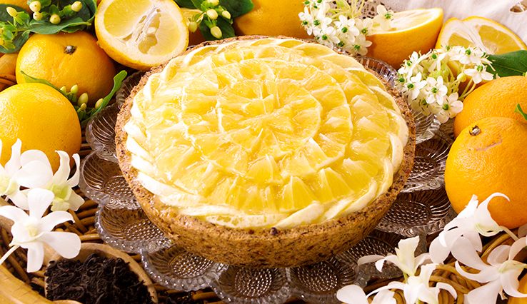 【店舗限定】静岡県産 ニューサマーオレンジと丸子紅茶（紅富貴）のタルト