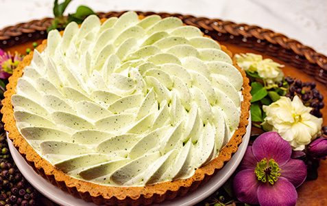 緑茶のタルト