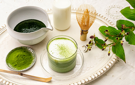Kyoto limited! 〜with matcha〜　「京都府宇治市産 “辻喜”抹茶ラテ」のホットが始まります。