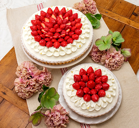 イチゴとベリーのティラミス