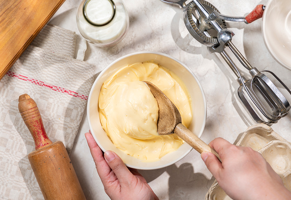 なめらかなカスタードクリームイメージ