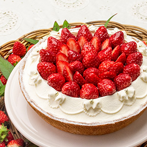 イチゴミルクのタルト