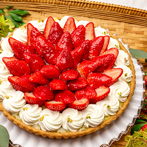 静岡県産 きらぴ香とピスタチオのタルト