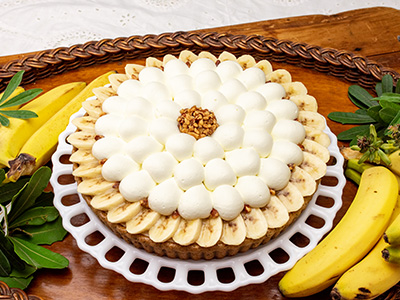 バナナのショートケーキタルト